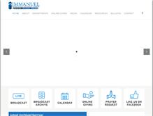 Tablet Screenshot of immanuelsda.org